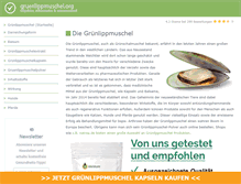 Tablet Screenshot of gruenlippmuschel.org